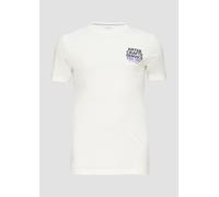 Jerseyshirt mit Crew Neck und Frontprint 2XT weiß 2162225.01D2.2XT