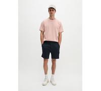 Shorts MARC O'POLO "mit feiner Waffel-Struktur", Herren, Gr. L, Normalgrößen, blau (schwarz navy), Obermaterial: 100% Baumwolle, unifarben, regular fit kurz, Hosen Shorts (44176424-L) schwarz navy