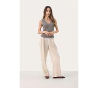 Jerseytop Gerade Passform French Oak and Navy Stripe white navy S