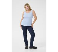 Jerseytop Tight fit Soft Chambray light blue EU 50 / UK 22