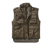 Jerseyweste BRANDIT "Brandit Herren Ranger Vest", Herren, Gr. L, braun (olive), 80% Polyester, 20% Baumwolle, Westen (67843449-L) olive