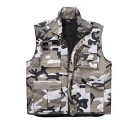 Jerseyweste BRANDIT "Brandit Herren Ranger Vest", Herren, Gr. XXL, grau (urban), 80% Polyester, 20% Baumwolle, Westen (88949964-XXL) urban