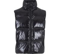 Jerseyweste DEF "DEF Herren DEF Shiny Puffer vest", Herren, Gr. XL, schwarz, 100% Polyester, Westen (20080703-XL) schwarz