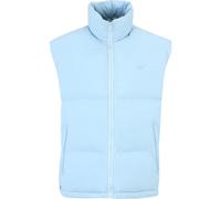 Jerseyweste DEF "DEF Unisex DEF Puffer Vest", Herren, Gr. L, blau, 100% Polyester, Westen (25271032-L) blau