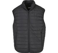 Jerseyweste URBAN CLASSICS "Urban Classics Herren Light Bubble Vest", Herren, Gr. M, schwarz, 100% Polyester, Rundhals, Westen (62652419-M) schwarz