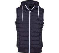 Urban Classics Small Bubble Hooded Vest Männer in Gr. L in Schwarz