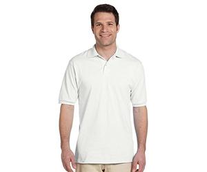 Jerzees Colours 65/35 Hard Wearing Pique Polo Shirt für Männer (2XL) (Weiß)