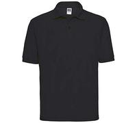 Jerzees Colours 65/35 Hard Wearing Pique Polo Shirt für Männer (S) (Schwarz)