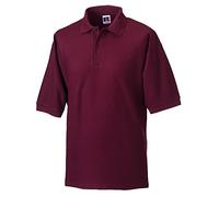 Jerzees Colours 65/35 Hard Wearing Pique Polo Shirt für Männer (XL) (Burgunder)