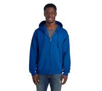 Jerzees Herren Fleece-Hoodie Kapuzenpullover, Durchgehender Reißverschluss - Royal, Large