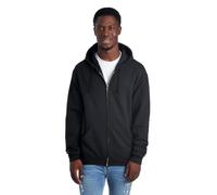 Jerzees Herren Nublend Fleece-Hoodies & Sweatshirts, Baumwollmischung, Größen S-3X Kapuzenpullover, Voller Reißverschluss-Schwarz, L
