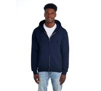 Jerzees Herren Nublend Fleece Hoodies & Sweatshirts Baumwollmischung Größen S-3x Kapuzenpullover, Voller Reißverschluss-Marineblau, XL