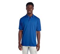 Jerzees Herren Poloshirts, Kurzärmelig, Baumwollmischung, Zwei-knopf-Verschluss, Normale Passform, Größen S-5x Polohemd, Royal-SpotShield, Mittel