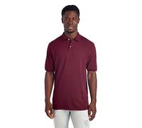 Jerzees Herren Spot Shield Poloshirt, Kurzärmelig Polohemd, kastanienbraun, M