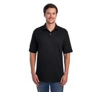 Jerzees Herren Spot Shield Poloshirt, Kurzärmelig Polohemd, Kurzärmlig - Schwarz, S