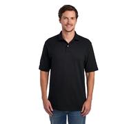 Jerzees Herren Spot Shield Poloshirt, Kurzärmelig Polohemd, Kurzärmlig - Schwarz, S