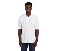 Jerzees SpotShield Poloshirt für Herren, kurzärmelig, schmutzabweisend, Größen S-5X, Weiß - SpotShield, L