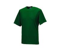 Jerzees Klassisches Baumwoll-T-Shirt Gr. L, flaschengrün