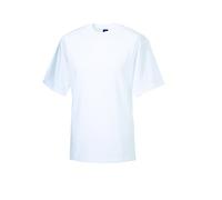 Jerzees T-Shirt, klassisch, Baumwolle Gr. Large, weiß
