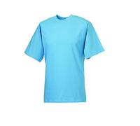 Jerzees T-Shirt, klassisch, Baumwolle Gr. Small, sky