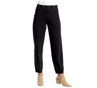 Jess & Jane Mineral Washed Lantern Pants - M100, Schwarz (Jet Black), X-Groß