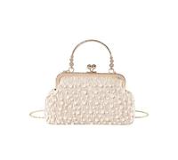Jesscasday Modische Damen Umhängetasche, elegante Abend und Party Geldbörse mit Metallkettengürtel, geeignet für formelle Anlässe, Abendtasche und Clutches