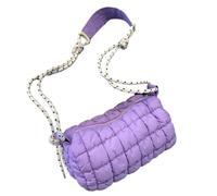 Jesscasday Modische gesteppte Cloud Tasche für Damen, weiche und bequeme Schulter mit verstellbarem Riemen, Unterarm für Mädchen, weiches Nylon, leicht, verstellbarer Riemen