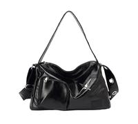 Jesscasday Modische Y2k Einkaufstasche, große Kapazität, Schultertasche aus PU Leder, Handtasche für den Pendelverkehr, für Reisen, Einkaufen, Schule, große Kapazität, für den Pendelverkehr