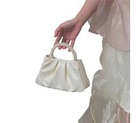 Jesscasday Plissee Cloud Shoulder Umhängetaschen, schicke und trendige Abendtasche für Damen und Mädchen, Handtasche aus PU Material