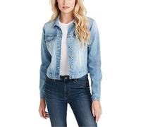 Jessica Simpson Damen Pixie Classic Feminine Fit Crop Jeans Jacke, Maude, L