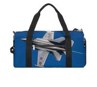 Jet Fighter Turnbeutel für Männer und Frauen, wasserdichte Turnbeutel, große Reisetasche für Reisen, Workout