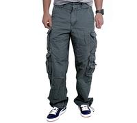Jet Lag Cargo Hose Pant Herren inkl. Schlüsselband (XXL(38)/30, Ocean Blue)