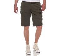 Jet Lag Cargo Shorts 18-016 mit Gürtel, Farbe:Oliv;Größe:W32