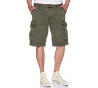JET LAG Cargo Shorts mit Gürtel Take Off 8 in vielen Farben, Größe:W38, Farbe:Oliv