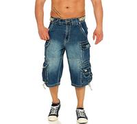Jet Lag Herren Cargo Shorts 007 B light navy L
