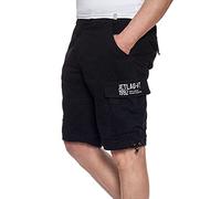 Jet Lag Herren Cargo Shorts 21-753, Farbe:Schwarz, Größe:M
