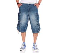 Jet Lag Herren Cargo Shorts Modell 007 B Short in vielen Farben, Größe:4XL, Farbe:Light Navy