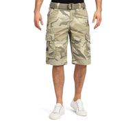 JET LAG Herren Cargo Shorts Take Off 7, Farbe:Desert Camo, W34