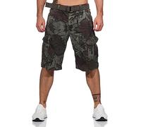 Jet Lag Herren Cargo Shorts Take Off 7, Farbe:Lauro Oak, Größe:W34