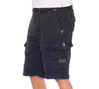 Jet Lag Herren Cargo Shorts Take Off 7, Farbe:Schwarz, W42