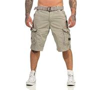Jet Lag Cargoshorts »Take Off 7« mit Gürtel, Grau SIZE,W31|W33|W34|W36|W38|W40|W42|W44