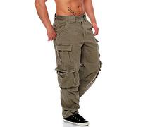 JetLag Fashion Herren Cargohose 007 Loose Fit cement Größe 3XL/32