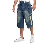 Jet Lag Herren Denim Shorts Modell Evan in Light Navy oder Denim Bleached, Farbe:Light Navy, Größe:M