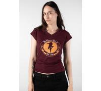 Jethro Tull - Logo Est. 1968 - Girly - Weinrot - S - 100% Baumwolle Weinrot S