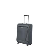 Travelite Handgepäck Koffer mit 2 Rollen für Condor + Ryanair, integriertes Zahlenschloss, Bordtrolley Jetpack: Kompakter Weichgepäck Trolley mit Aufsteckfunktion, 55x40x20 cm, 41 l, 2,2 kg