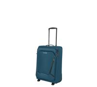 Travelite Handgepäck Koffer mit 2 Rollen für Air France, KLM + ITA, integriertes Zahlenschloss, Bordtrolley Jetpack: Kompakter Weichgepäck Trolley mit Aufsteckfunktion, 55x35x23 cm, 40 l, 2,2 kg