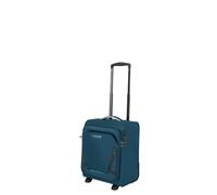 Travelite Handgepäck Koffer mit 2 Rollen für Eurowings, integriertes Zahlenschloss, Bordtrolley Jetpack: Kompakter Weichgepäck Trolley mit Aufsteckfunktion, 40x30x25 cm, 25 l, 1,8 kg