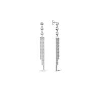 Jette - 88301099 - Ohrringe - Damen - 925er Silber - rhodiniert poliert mit Zirkonia