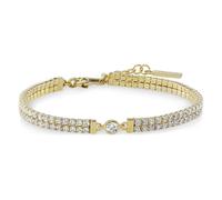 Jette 88301188 Tennisarmband für Damen Cascade Silber vergoldet