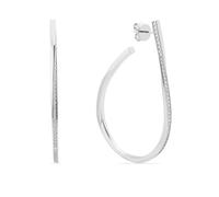 JETTE Damen-Ohrhänger 925er Silber, recycelt Zirkonia One Size, Silber 32029960